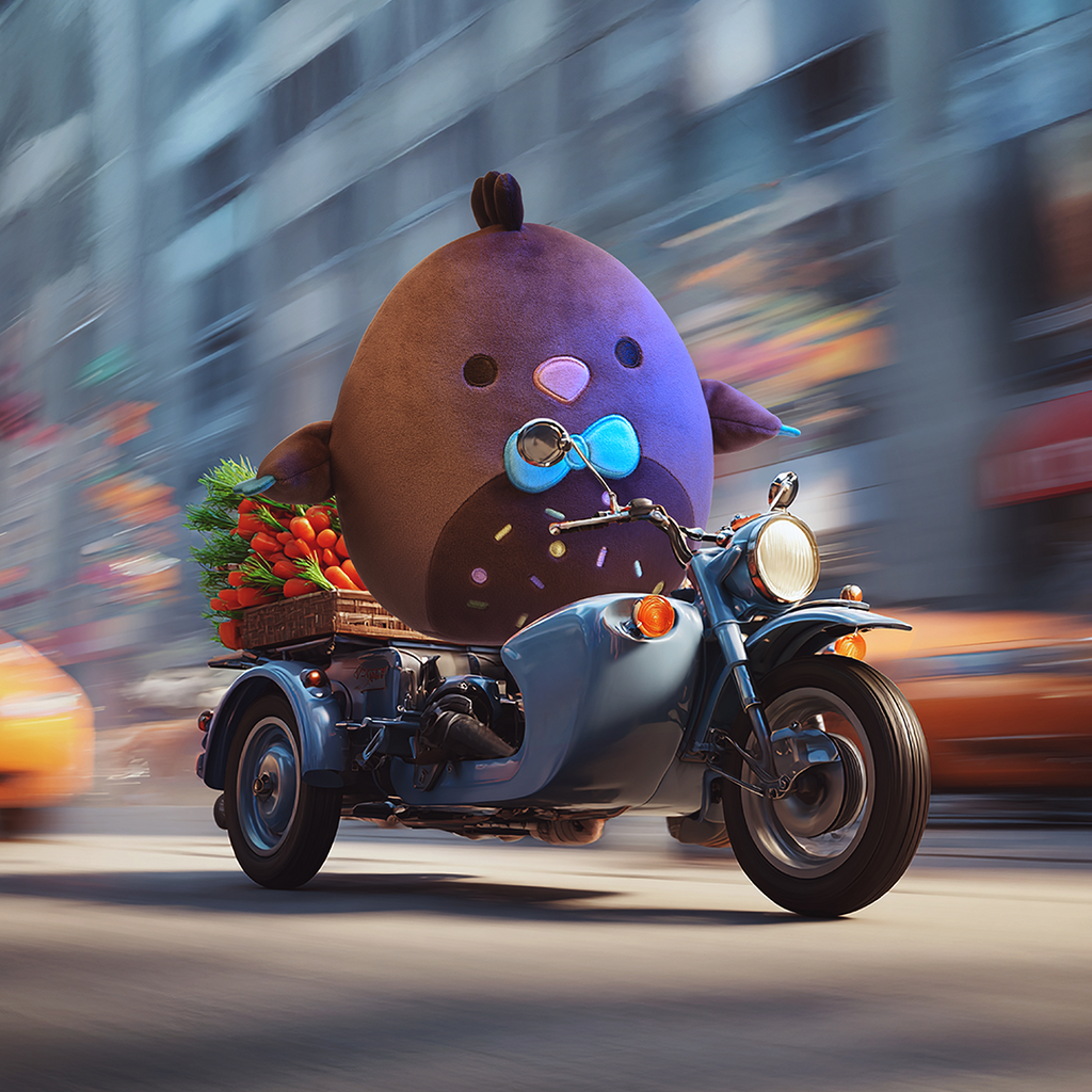 8-Inch Select Series Harold the Chocolate Chick with Bowtie