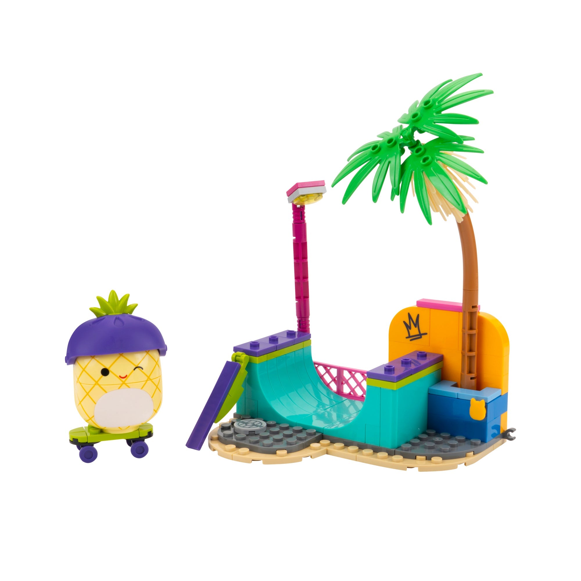 Squishmallows Maui's Skatepark Building Set