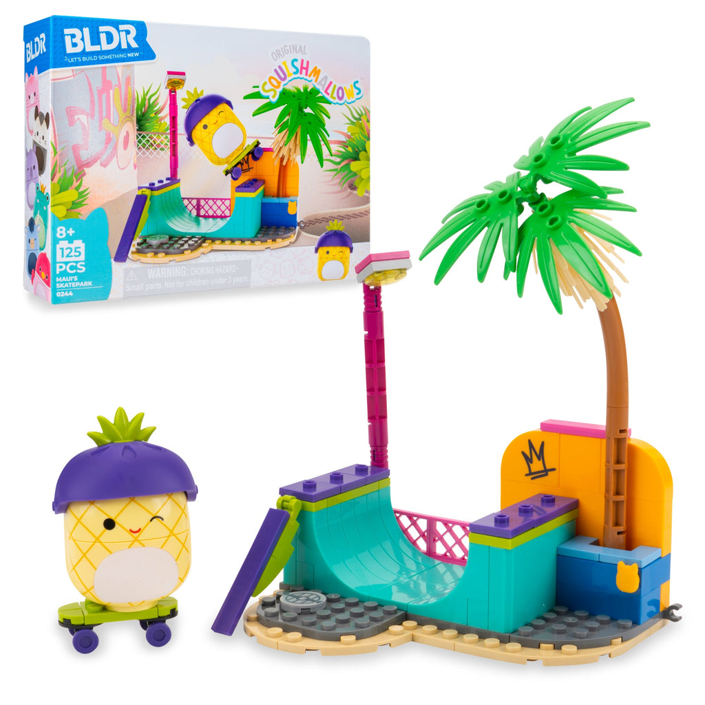 Squishmallows Maui's Skatepark Building Set