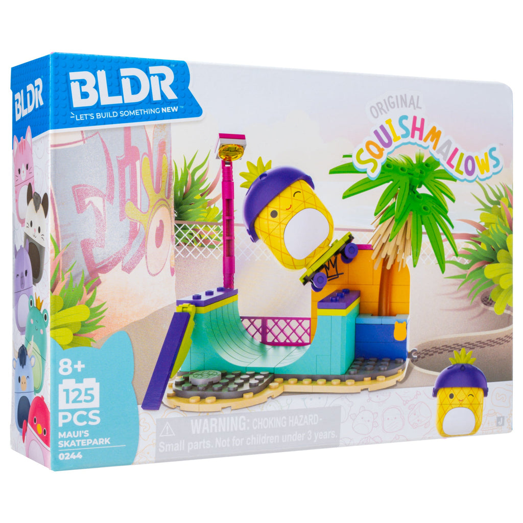 Squishmallows Maui's Skatepark Building Set