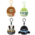3.5-Inch Harry Potter House Animals Clip 4-Pack