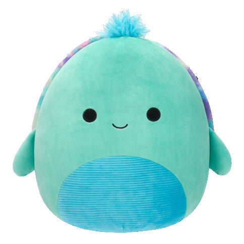 12-Inch Cascade the Teal Turtle with Tie-Dye Shell