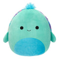 12-Inch Cascade the Teal Turtle with Tie-Dye Shell