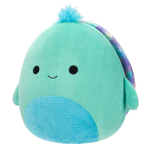 12-Inch Cascade the Teal Turtle with Tie-Dye Shell