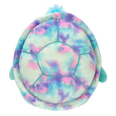 12-Inch Cascade the Teal Turtle with Tie-Dye Shell