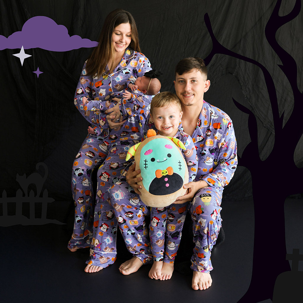 Squishmallows Halloween Men's Luxe Pajama Pant Set