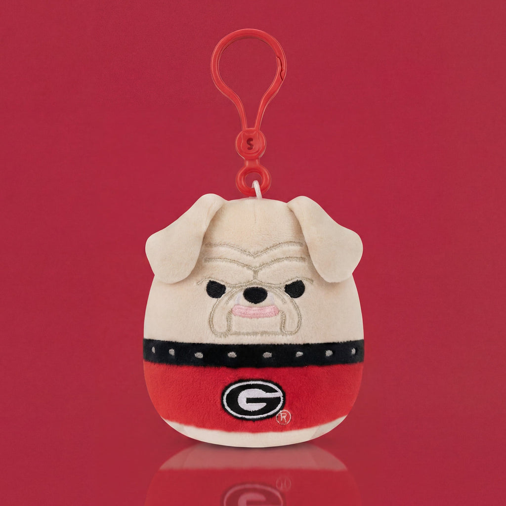 University of Georgia 3.5-Inch Hairy Dawg Plush Clip