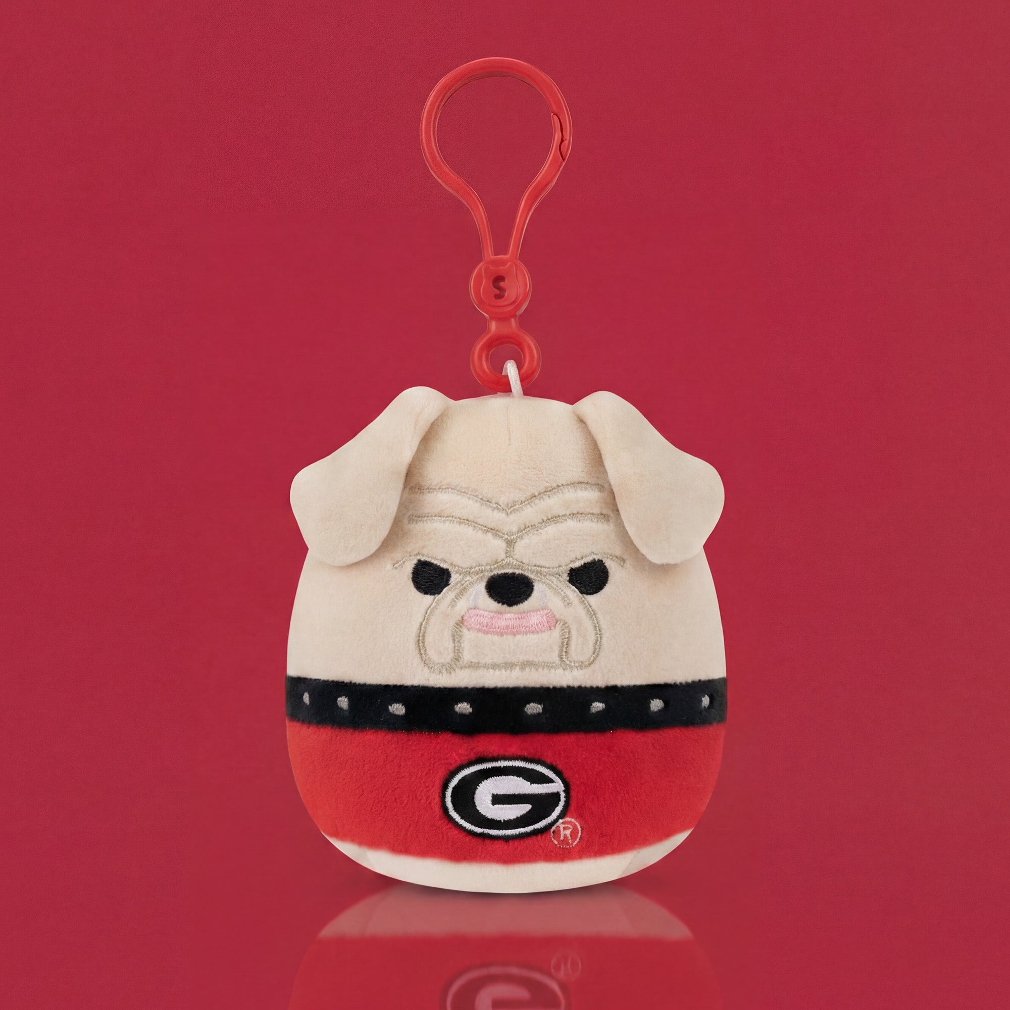 University of Georgia 3.5-Inch Hairy Dawg Plush Clip