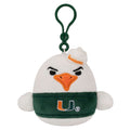 University of Miami 3.5-Inch Sebastian the Ibis Plush Clip