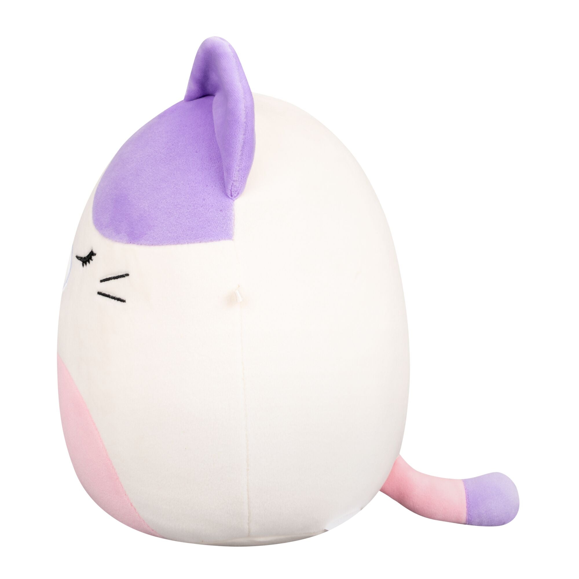 8-Inch Nell the Pink And Purple Calico Cat