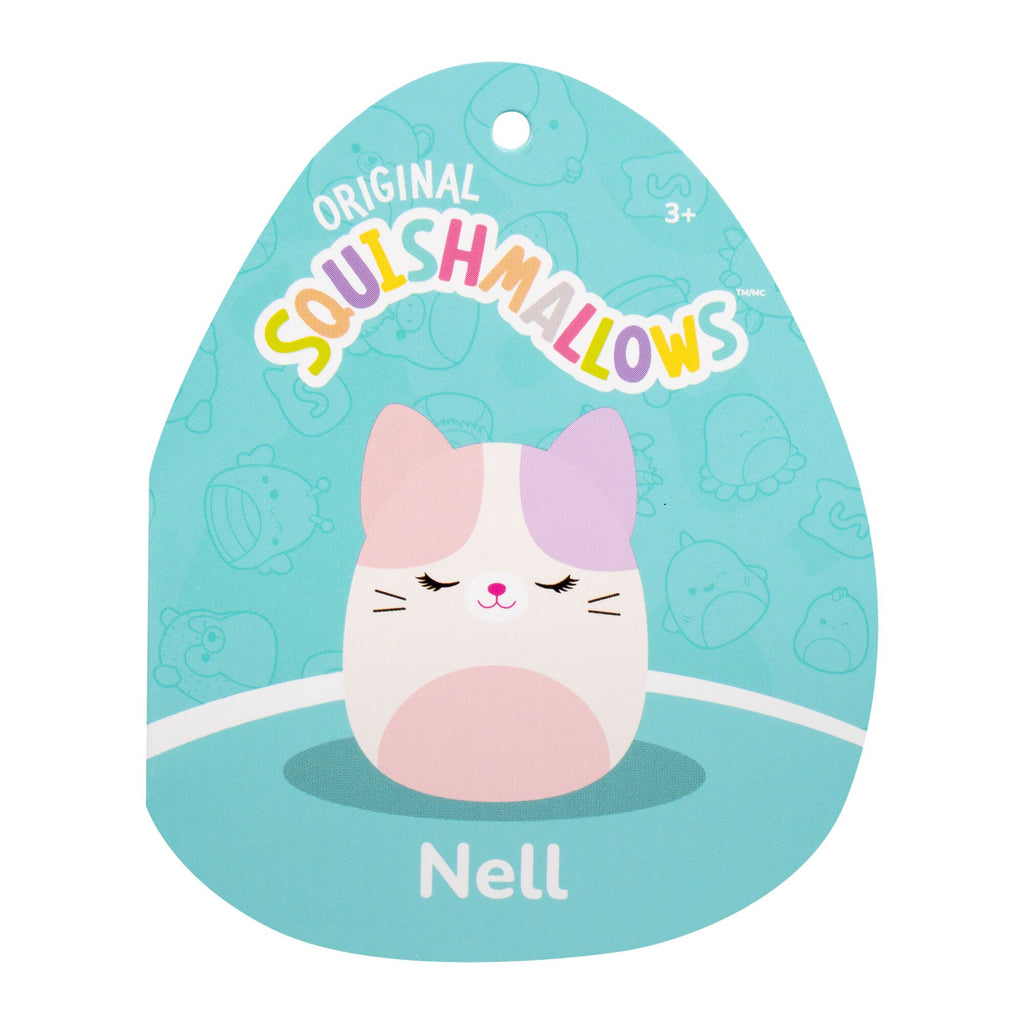 8-Inch Nell the Pink And Purple Calico Cat