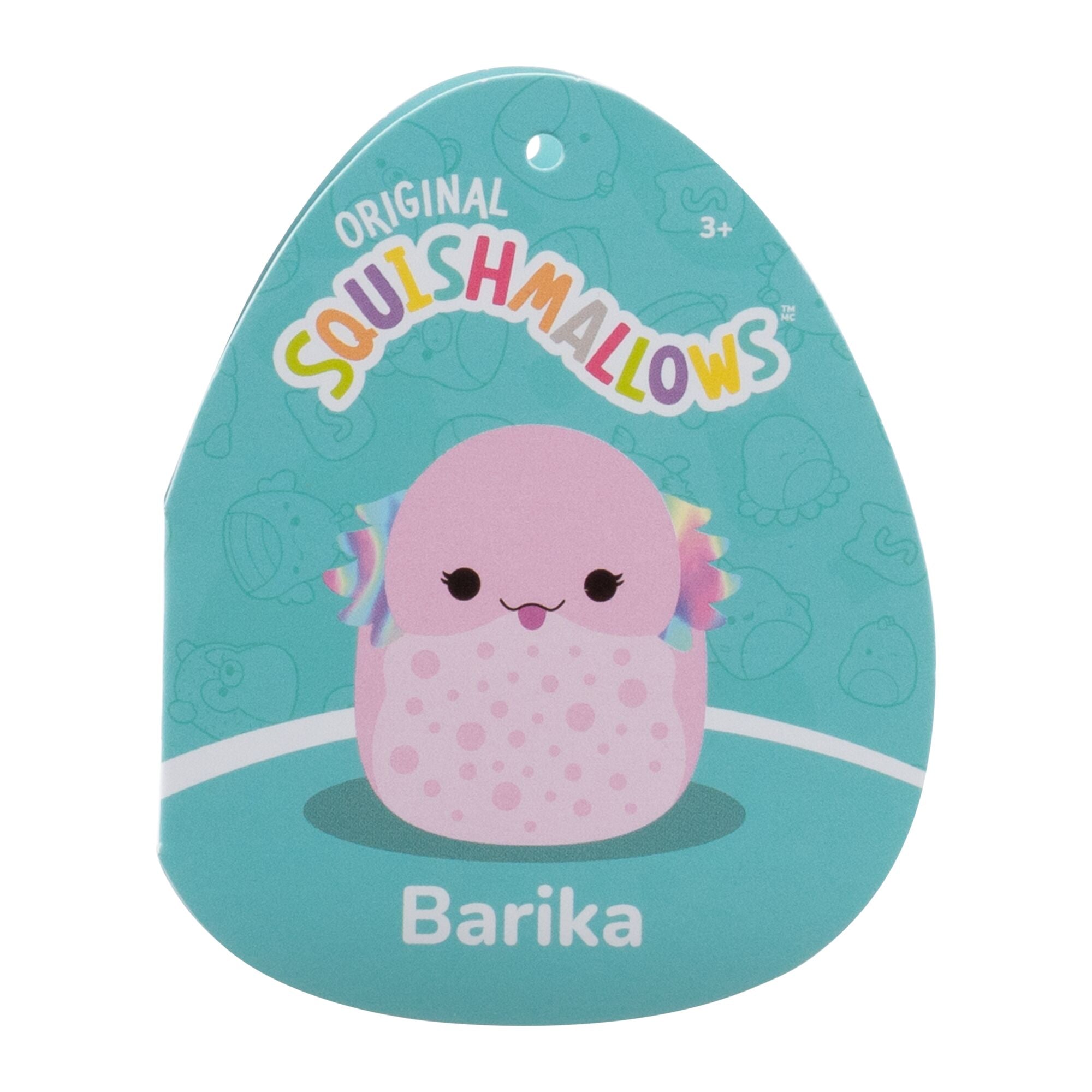 12-Inch Barika the Pink Bearded Dragon with Neon Stripes