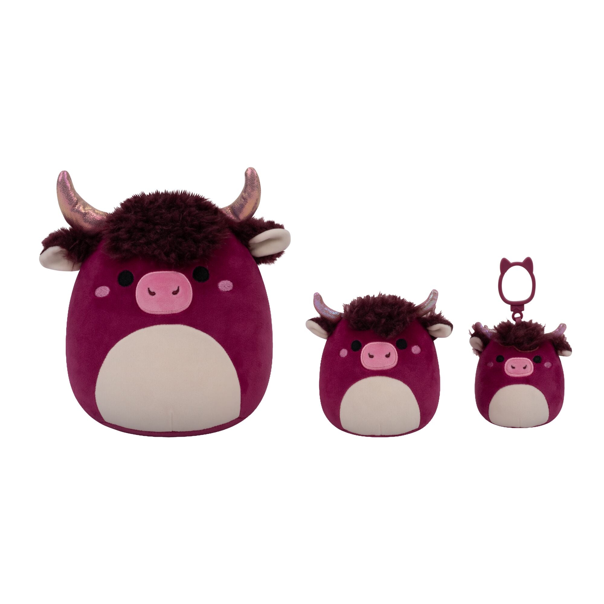 Florimund the Plum Highland Cow Multisize Combo Pack
