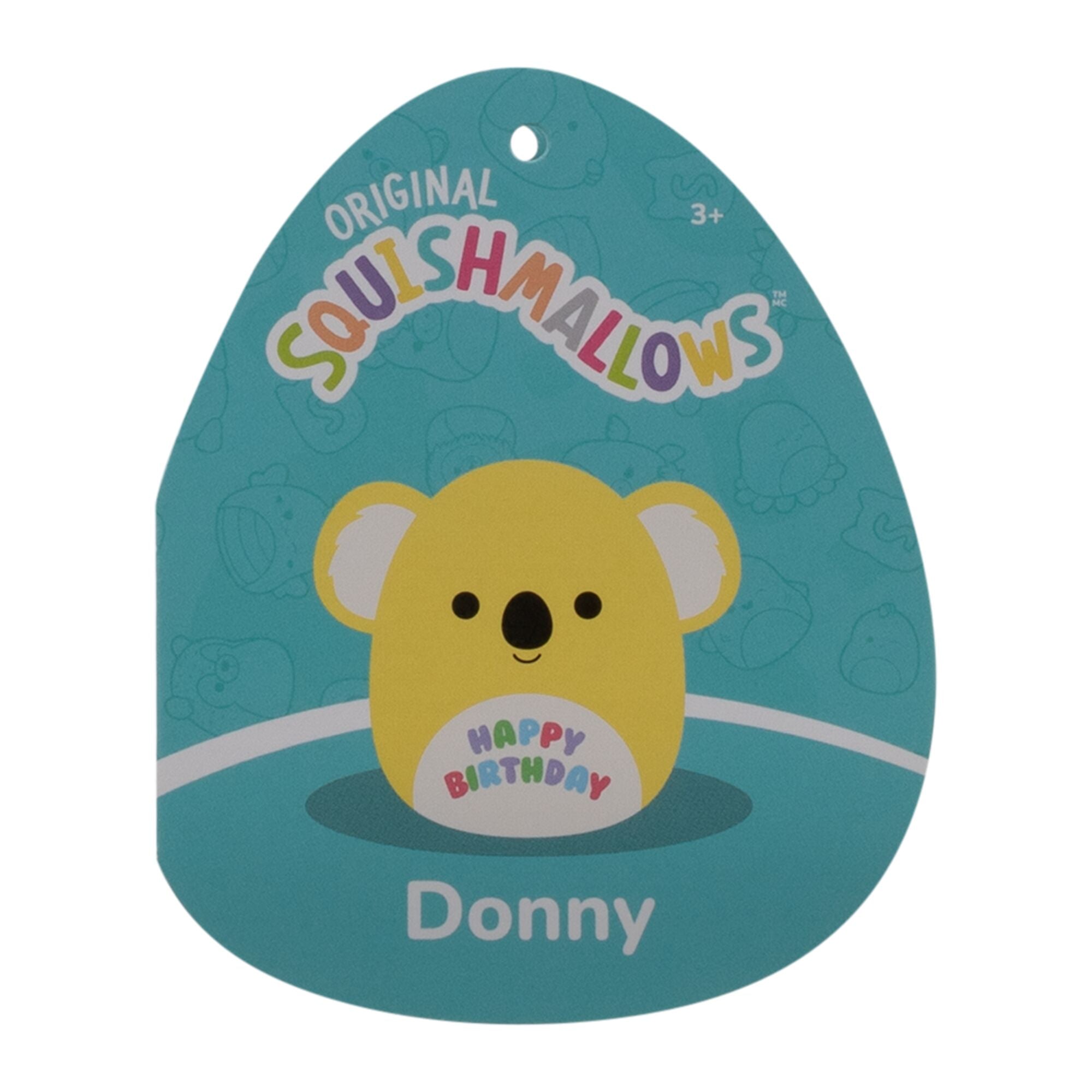 12-Inch Donny the Yellow Koala with "Happy Birthday" on Belly