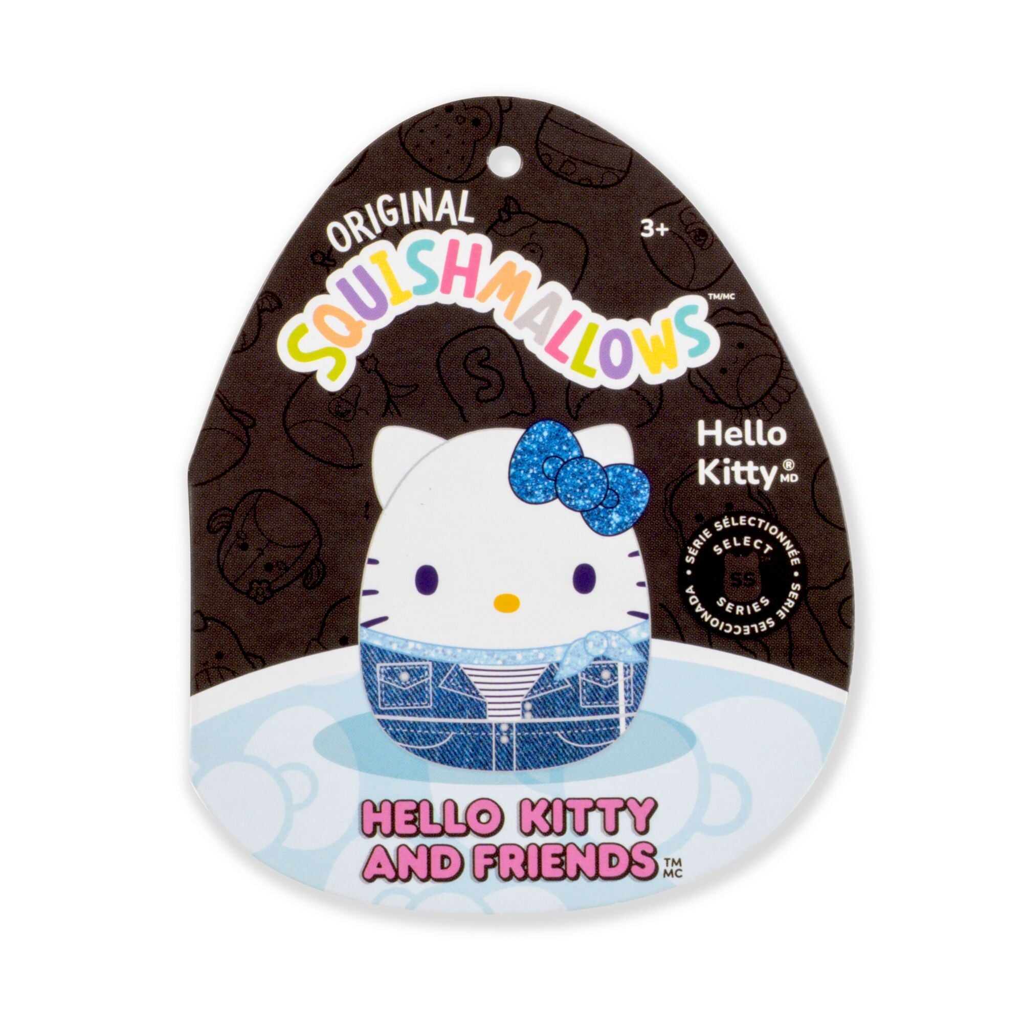 Hello Kitty and Friends 12-Inch Denim Hello Kitty Squishmallows