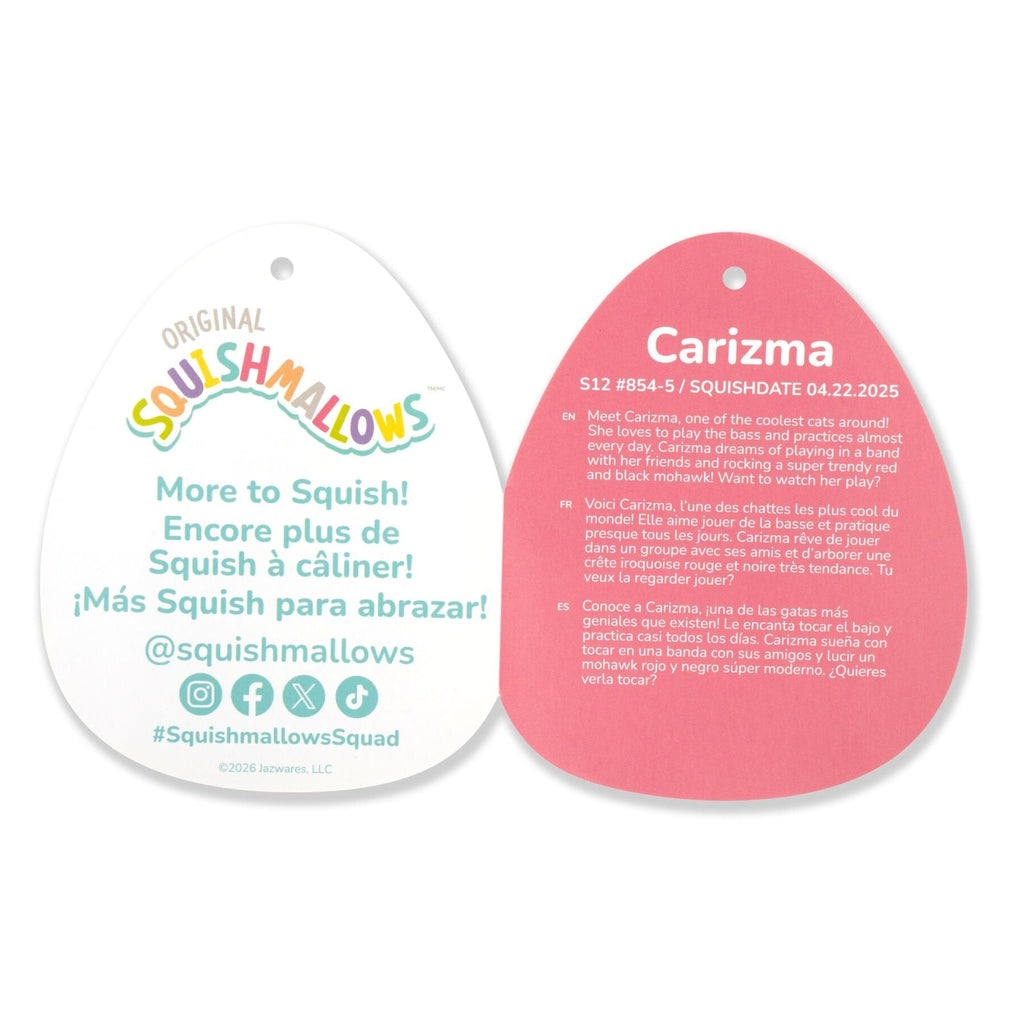 5-Inch Carizma the Blue Tabby Cat with Headband