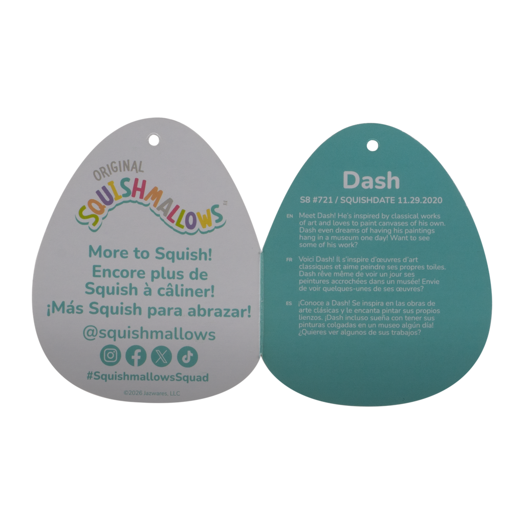 8-Inch Dash Winking White Dumpling
