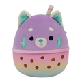 8-Inch Lexis Purple Red Panda in Boba Tea Cup