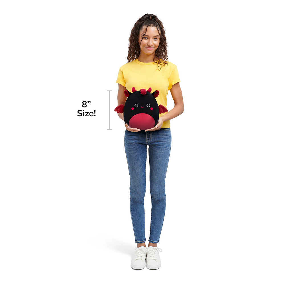 8-Inch Rebecca the Black and Maroon Jersey Devil