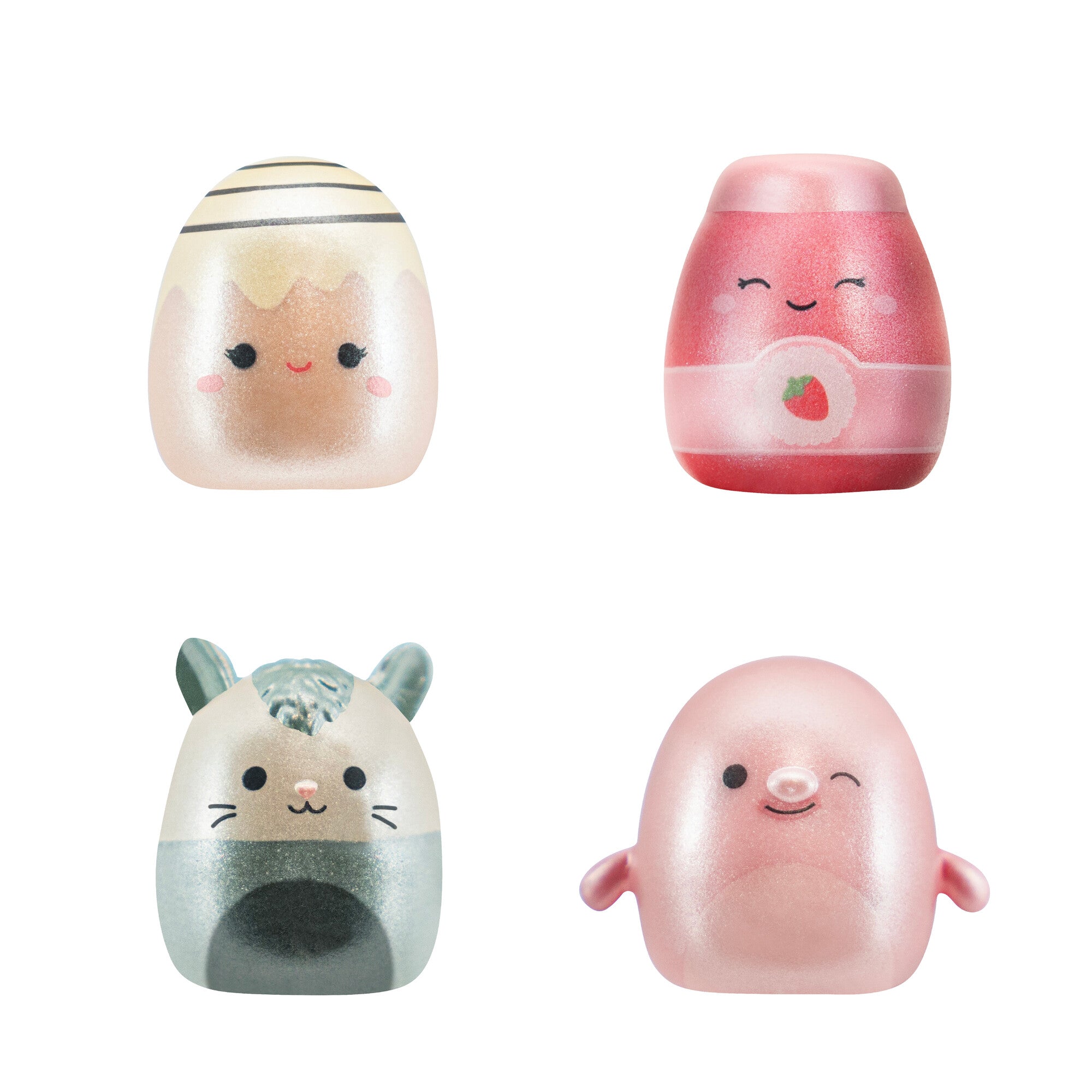Squish-a-longs Clip & Go - Includes 3 Mini-Squish & Clip Case