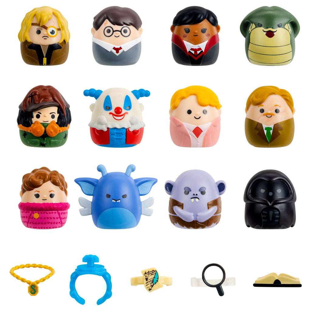 Squish-a-longs “Harry Potter” Mini-Squish + Accessory 12-Pack – Defense Against the Dark Arts Class