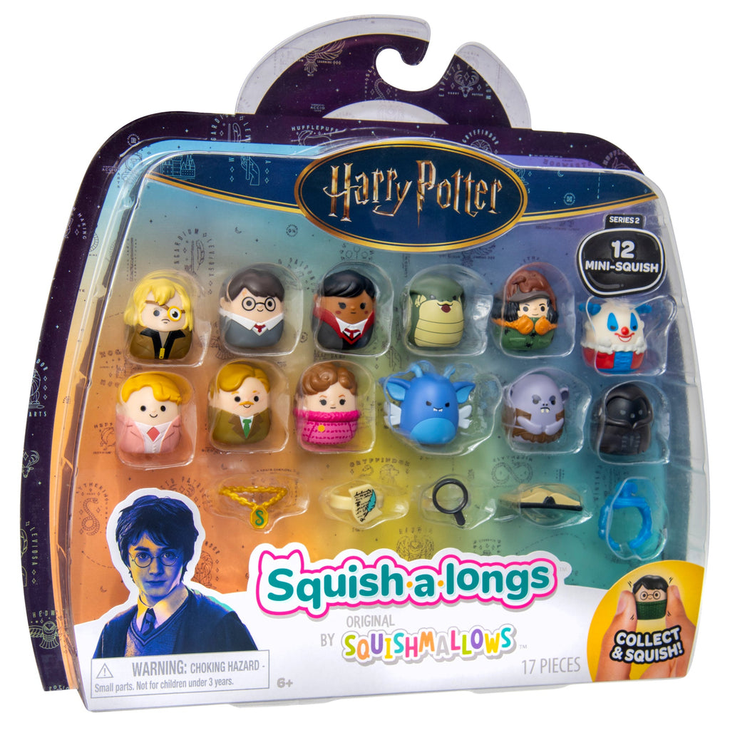 Squish-a-longs “Harry Potter” Mini-Squish + Accessory 12-Pack – Defense Against the Dark Arts Class