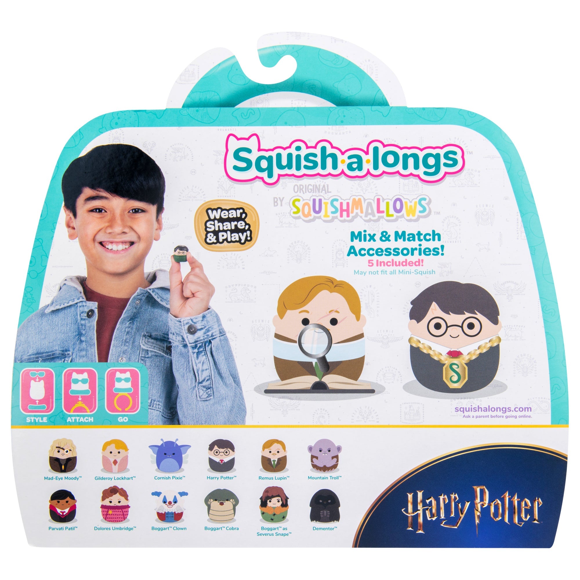 Squish-a-longs “Harry Potter” Mini-Squish + Accessory 12-Pack – Defense Against the Dark Arts Class
