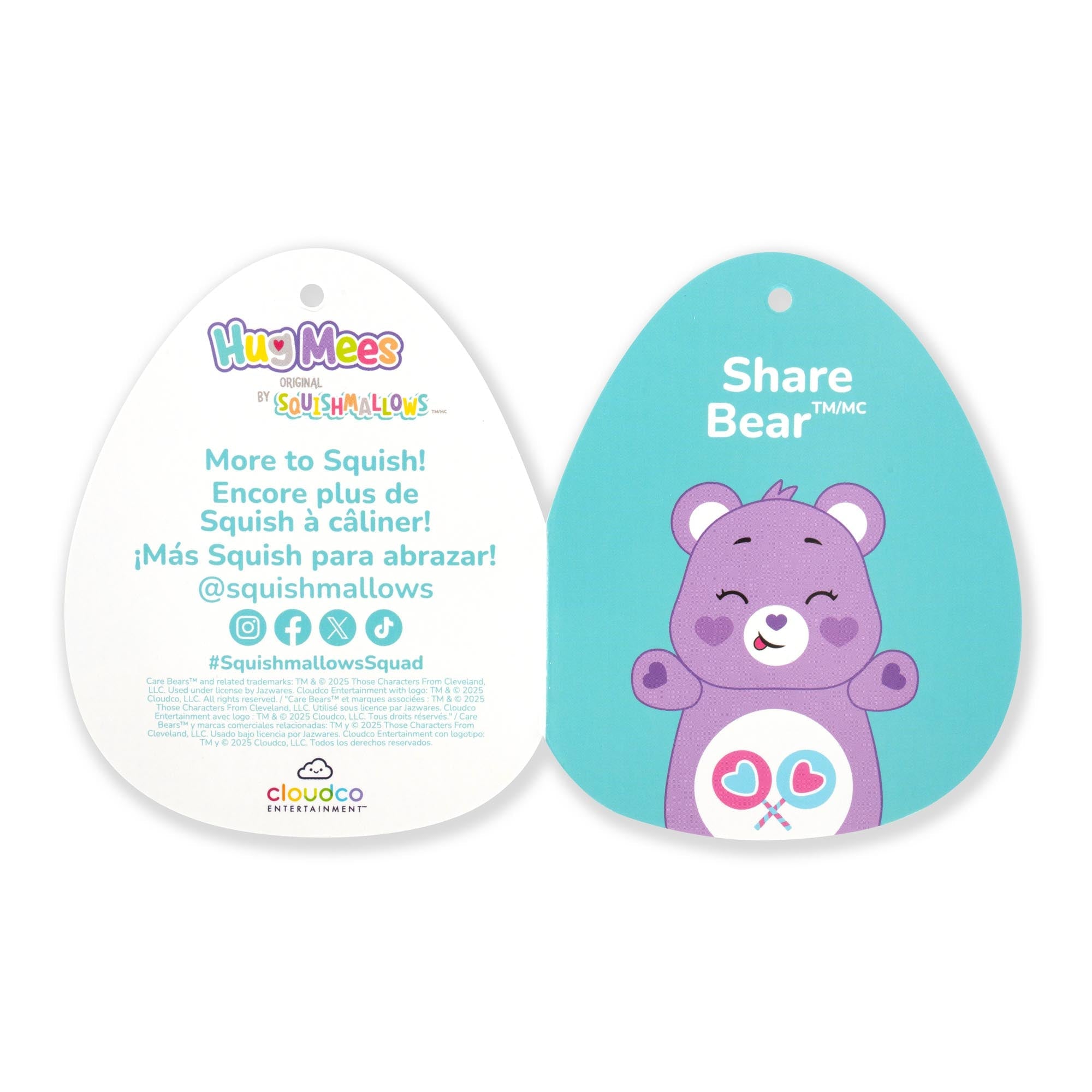 Care Bears 10-Inch Share Bear HugMees