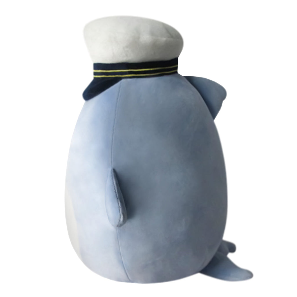 8-Inch Samir Blue Whale with Sailor Hat