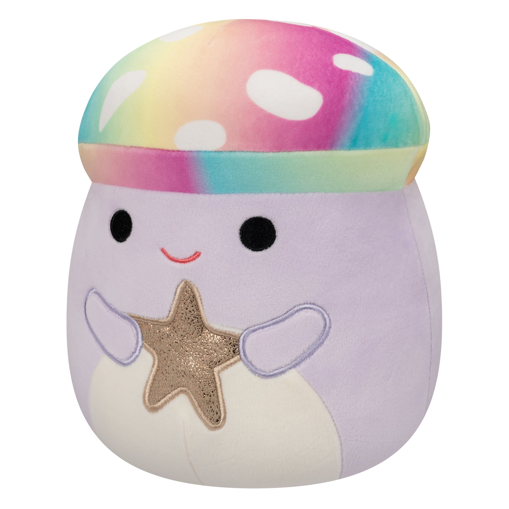 8-Inch Mahdi the Tie-Dye Mushroom Holding Star