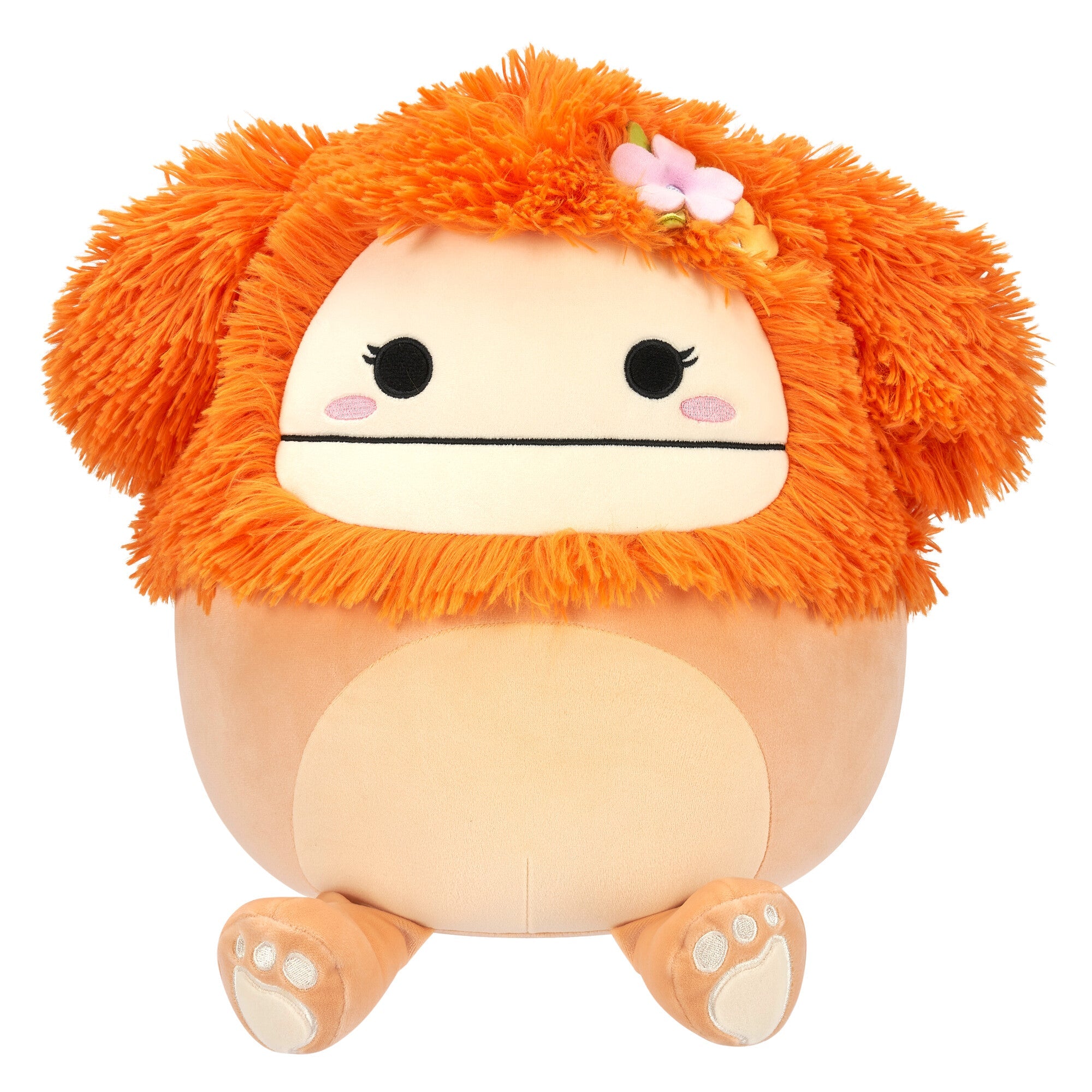 12-Inch Shasta the Peach Bigfoot with Tropical Flower