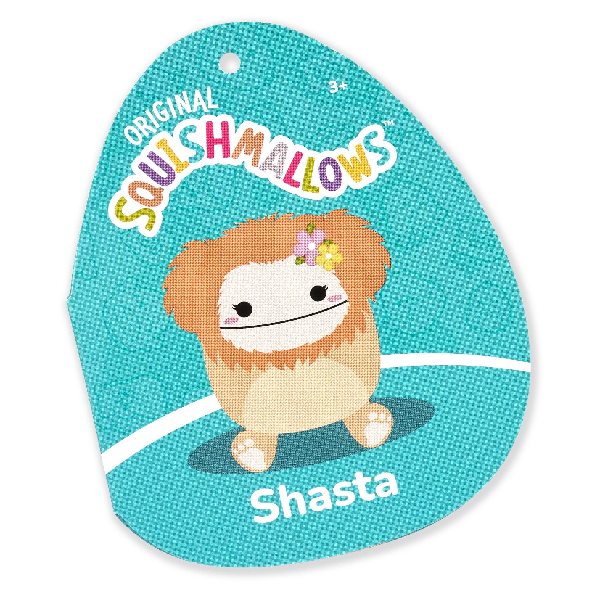 12-Inch Shasta the Peach Bigfoot with Tropical Flower