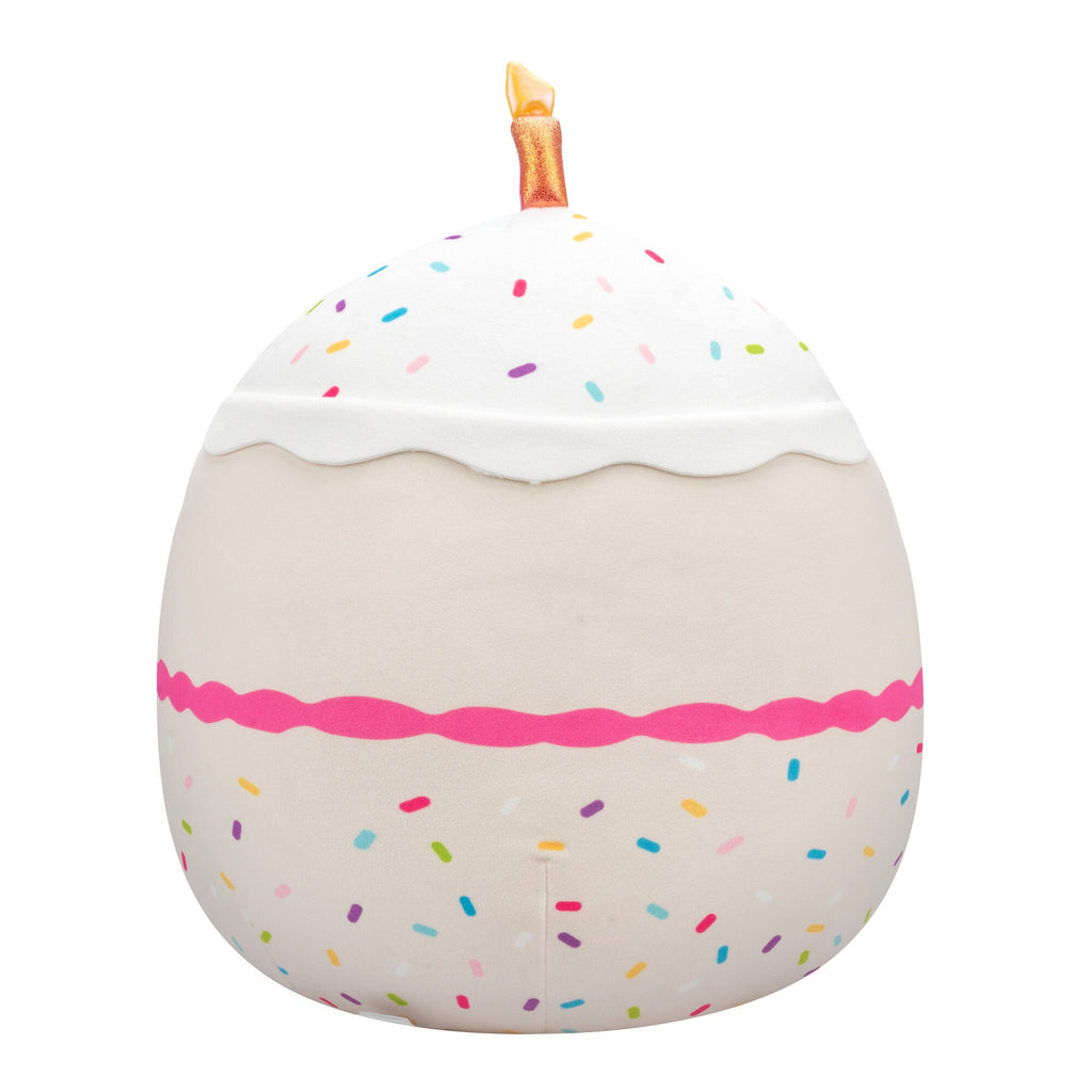 14-Inch Lyla Vanilla Birthday Cake With Rainbow Sprinkles Embroidery