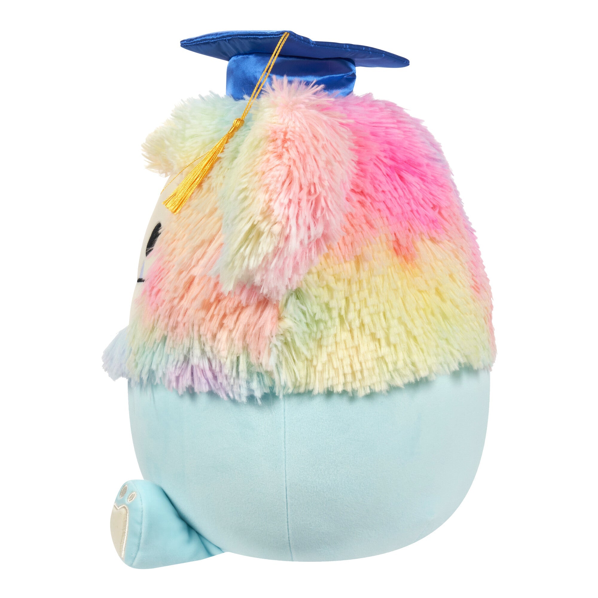 12-Inch Zozo the Teal Bigfoot in Graduation Cap