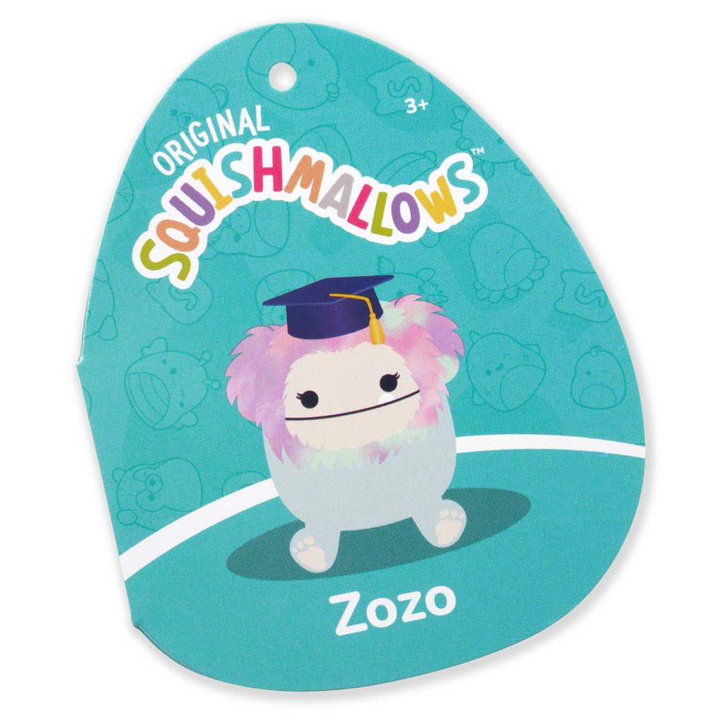 12-Inch Zozo the Teal Bigfoot in Graduation Cap