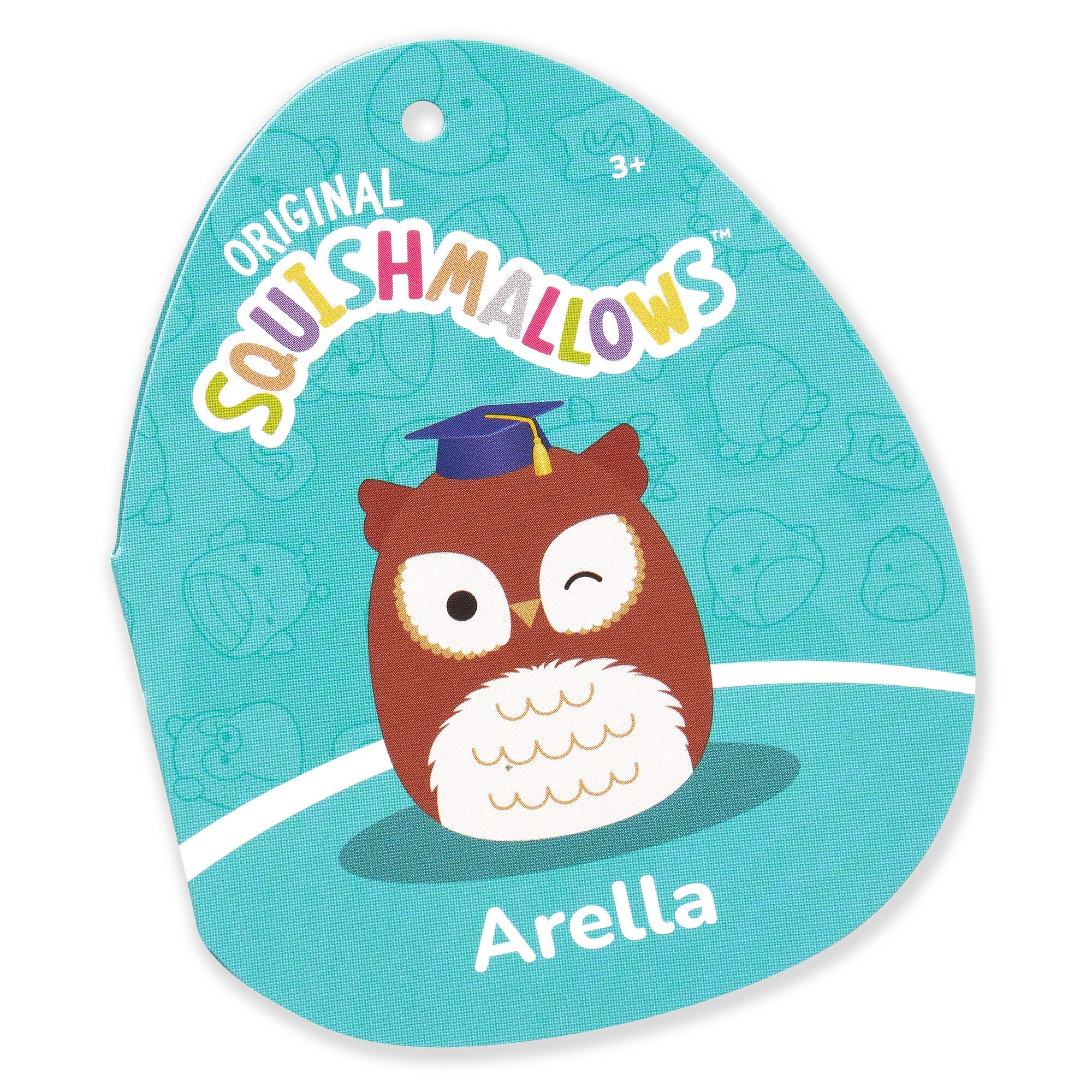 12-Inch Arella the Brown Owl in Graduation Cap