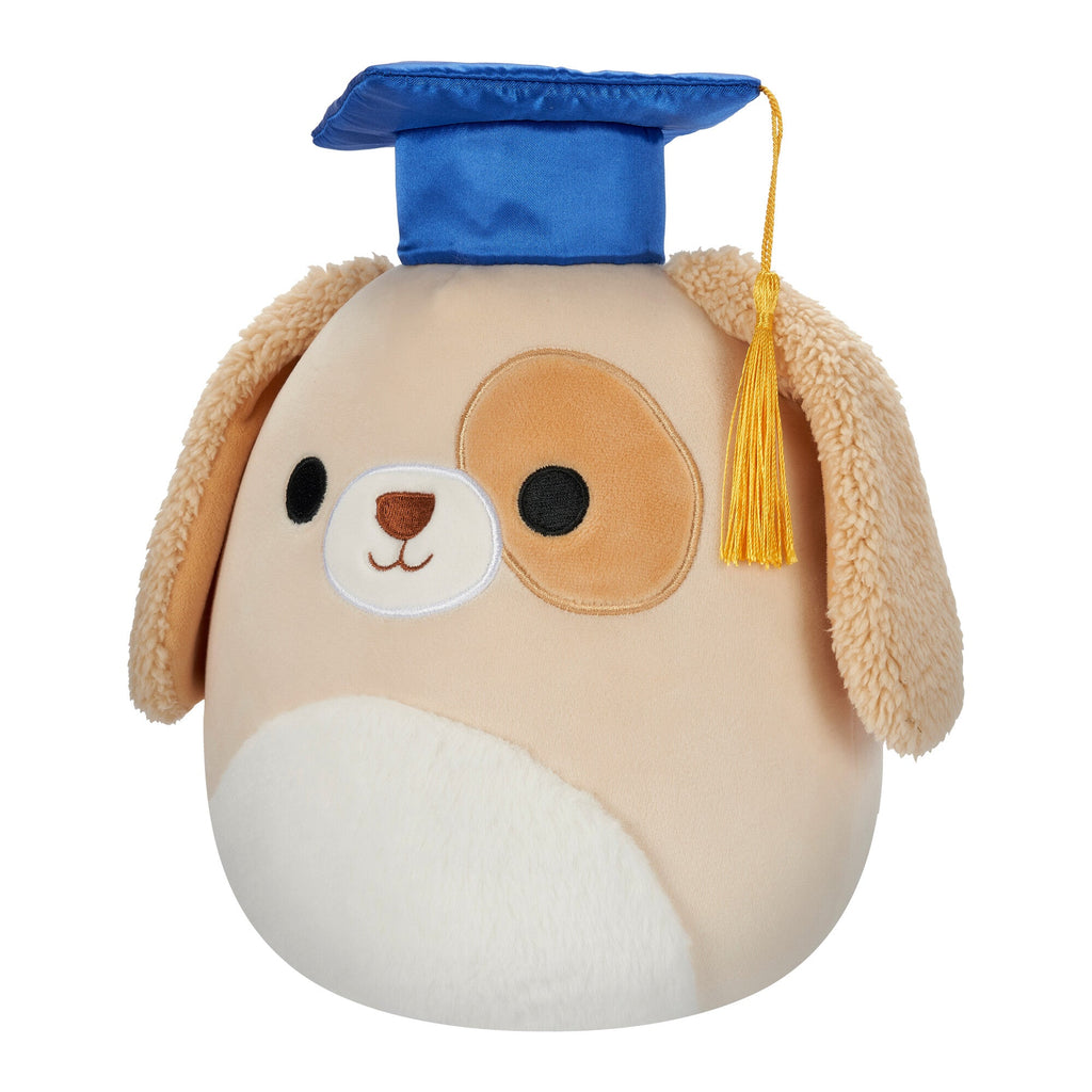 8-Inch Harris the Brown Spotted Dog in Graduation Cap