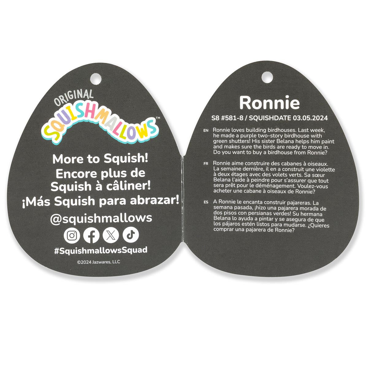 8-Inch Select Series: Ronnie the Cow in Puffer Jacket