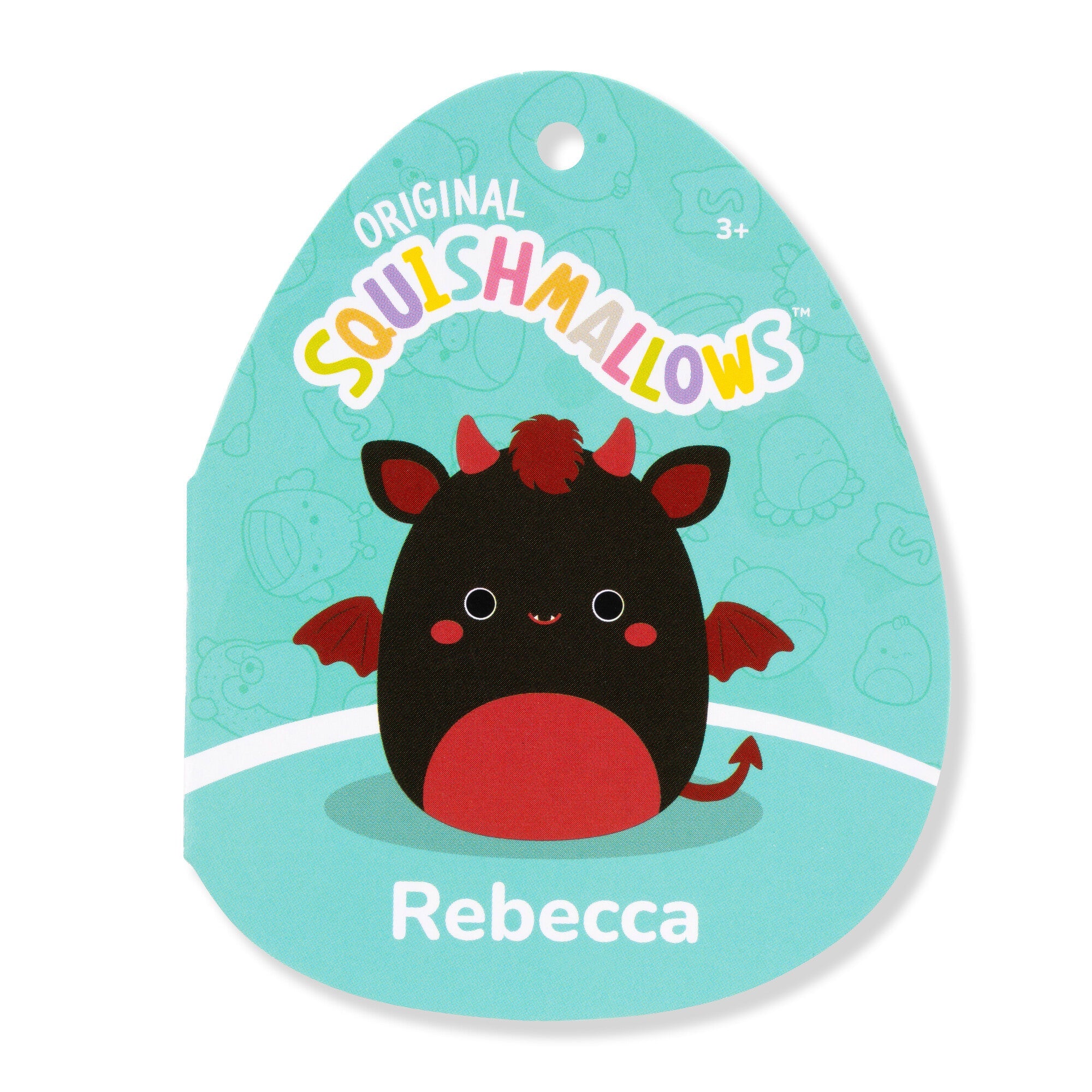 8-Inch Rebecca the Black and Maroon Jersey Devil