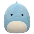16-Inch John-John the Slate Blue Dino With White Belly