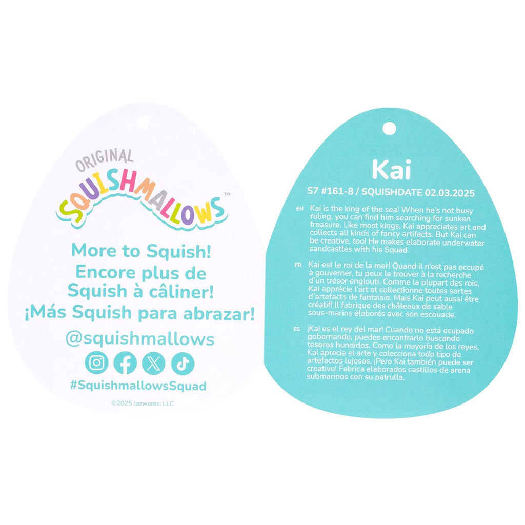 8-Inch Kai the Sushi Orca Whale