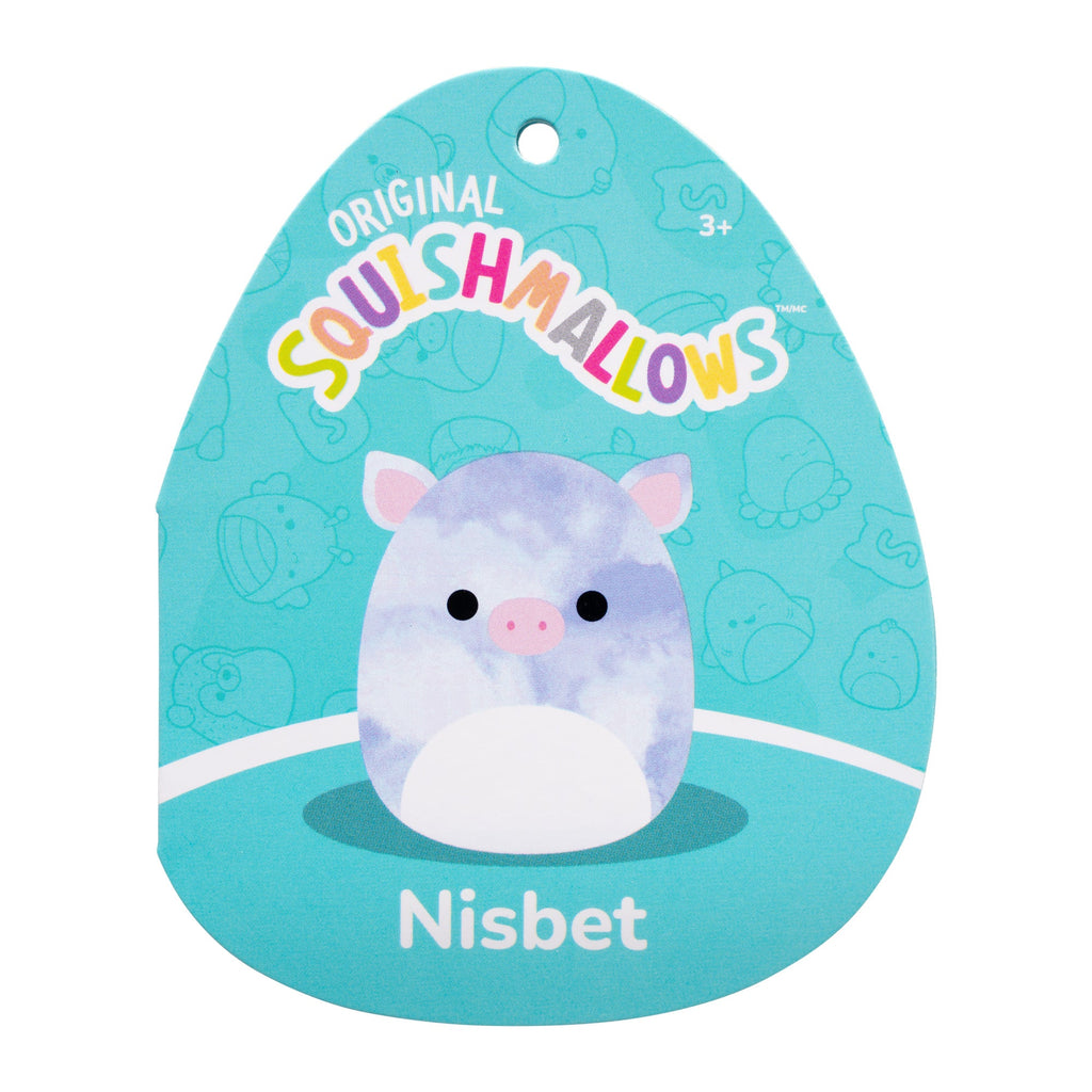 12-Inch Nisbet the Blue Tie Dye Pig
