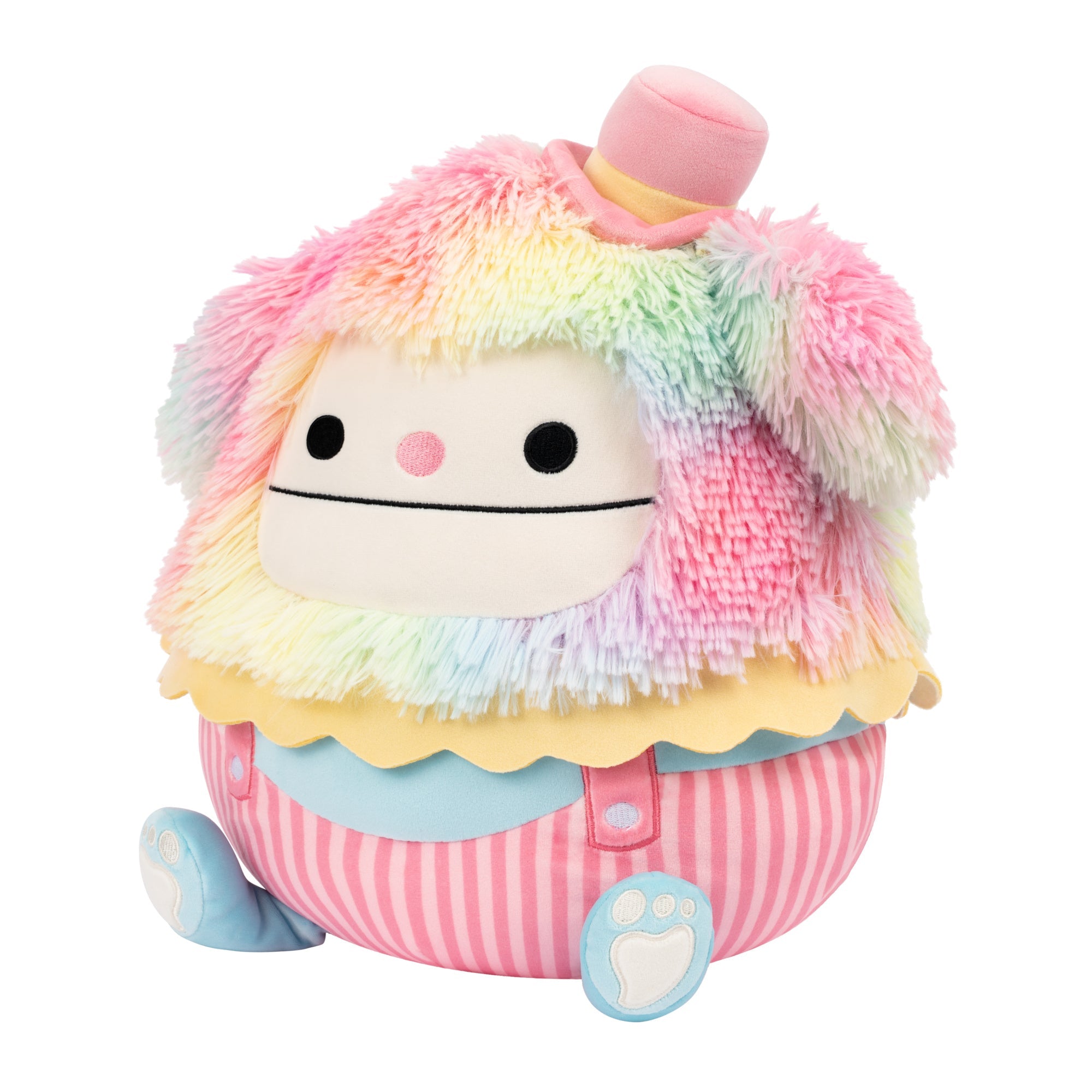 12-Inch Select Series Zozo the Bigfoot Clown With Rainbow Hair