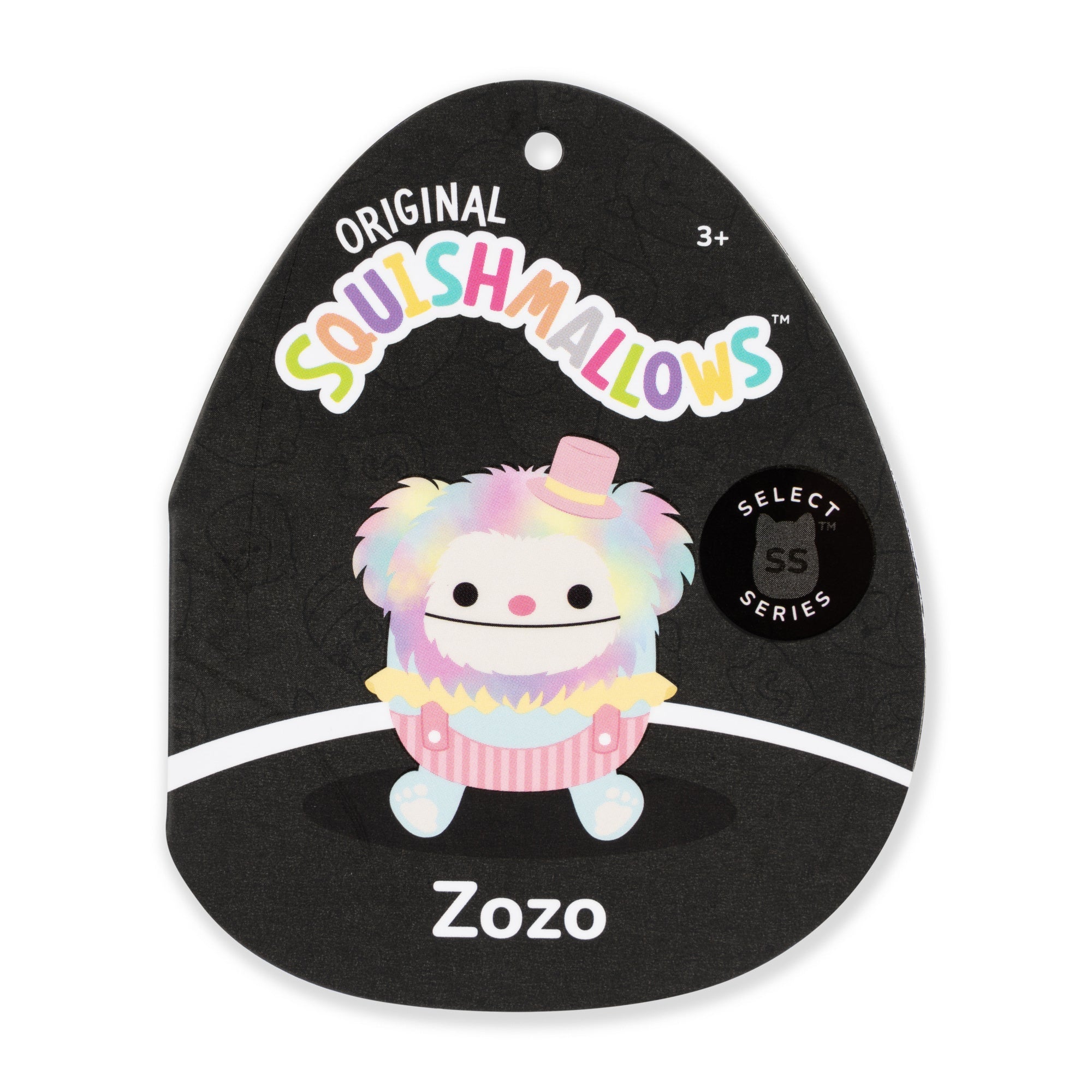 12-Inch Select Series Zozo the Bigfoot Clown With Rainbow Hair