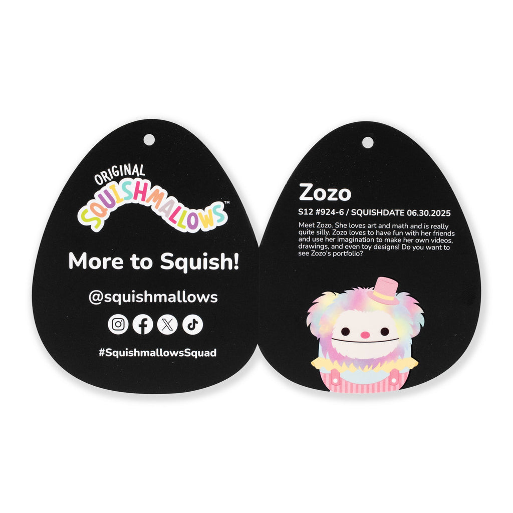 12-Inch Select Series Zozo the Bigfoot Clown With Rainbow Hair