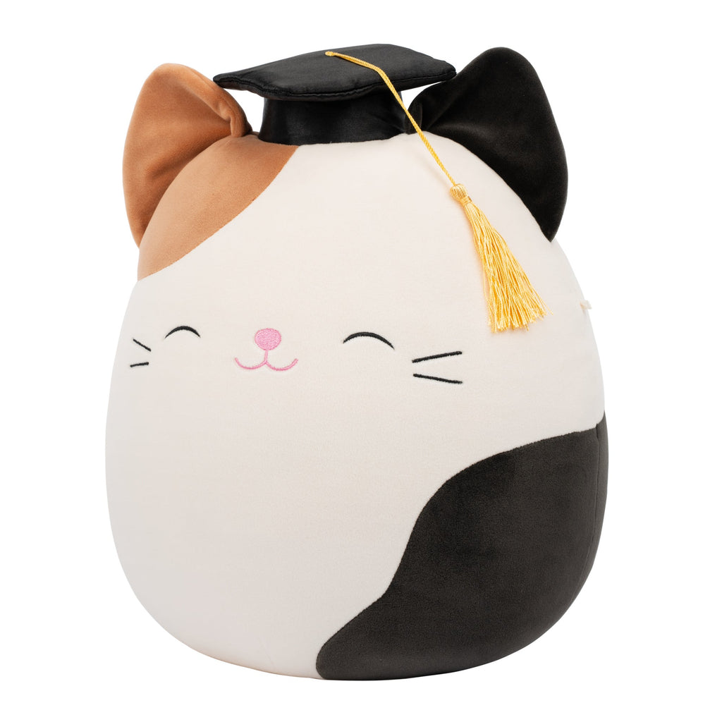 12-Inch Cam the Calico Cat in Graduation Cap