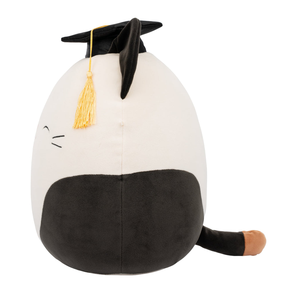 12-Inch Cam the Calico Cat in Graduation Cap