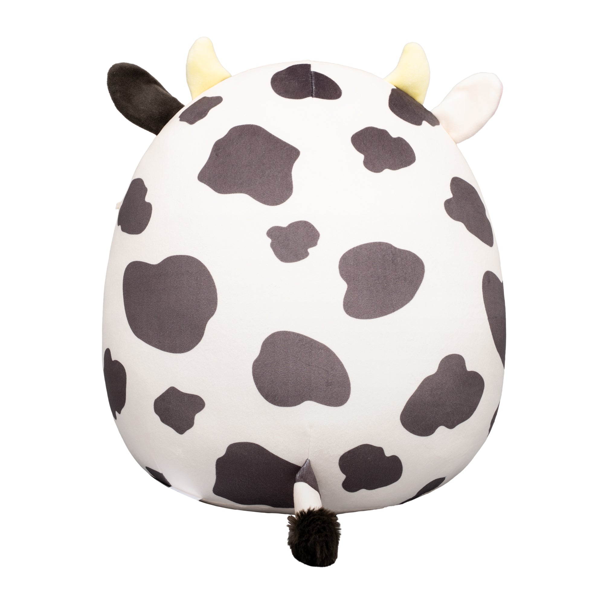 12-Inch Colin the Black and White Cow Holding Birthday Sign