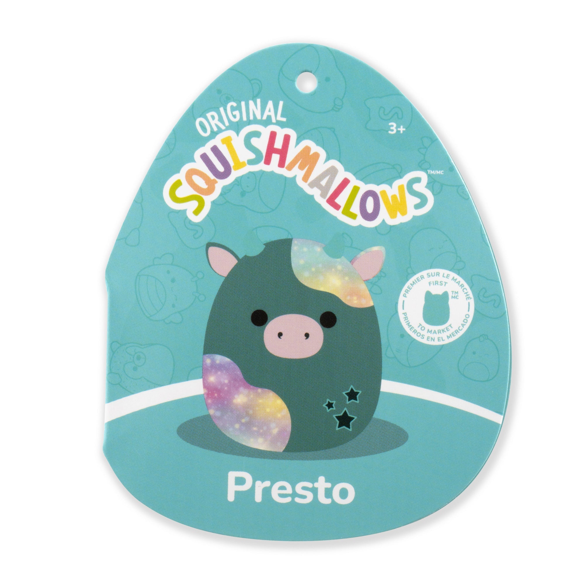 24-Inch Presto the Teal Galaxy Cow