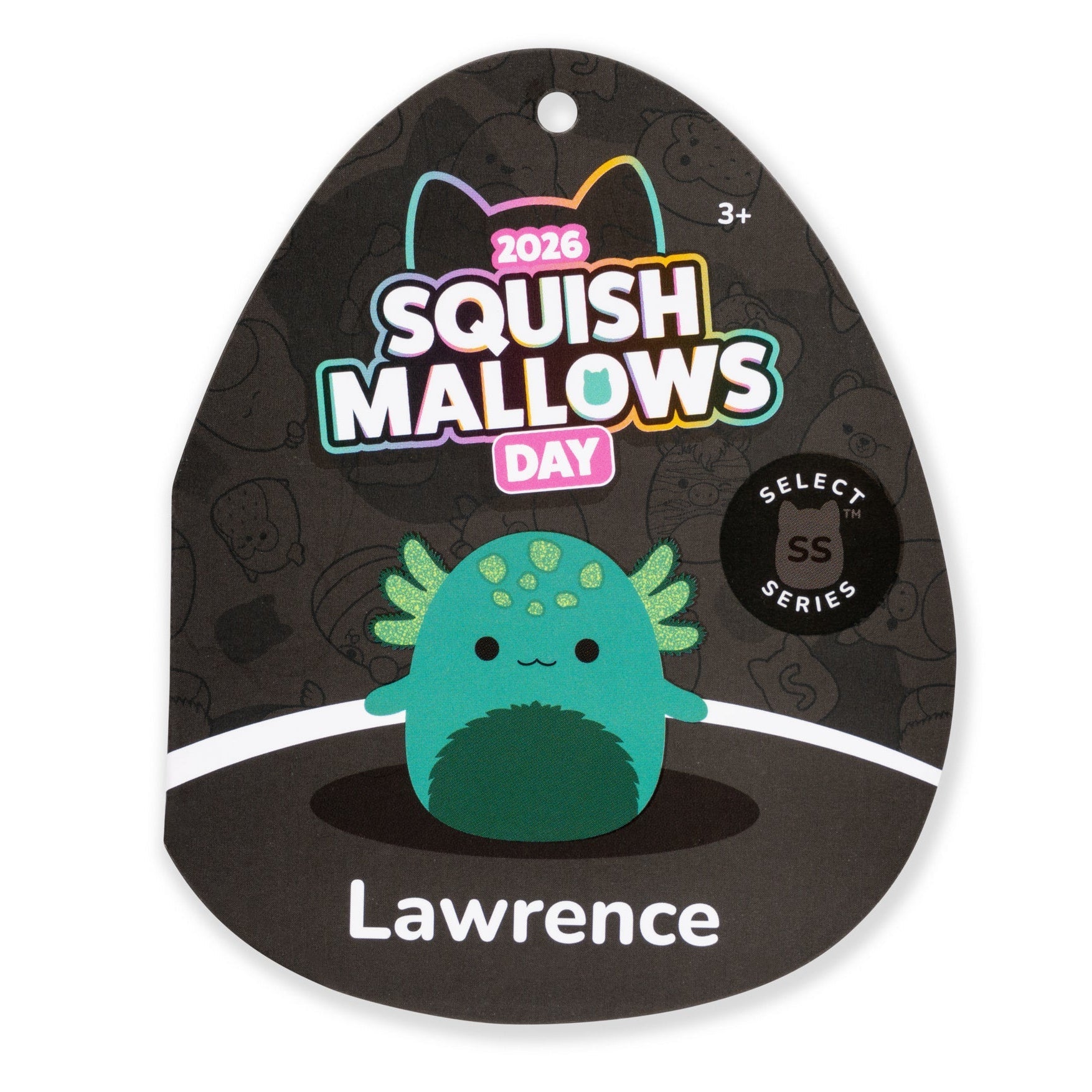 8-Inch Select Series Lawrence the Green Axolotl with Spots